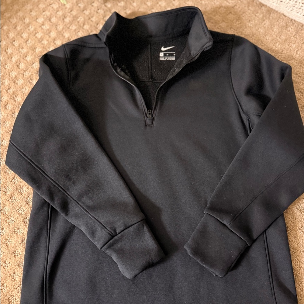 Nike Boy’s Black Half-Zip Sweatshirt